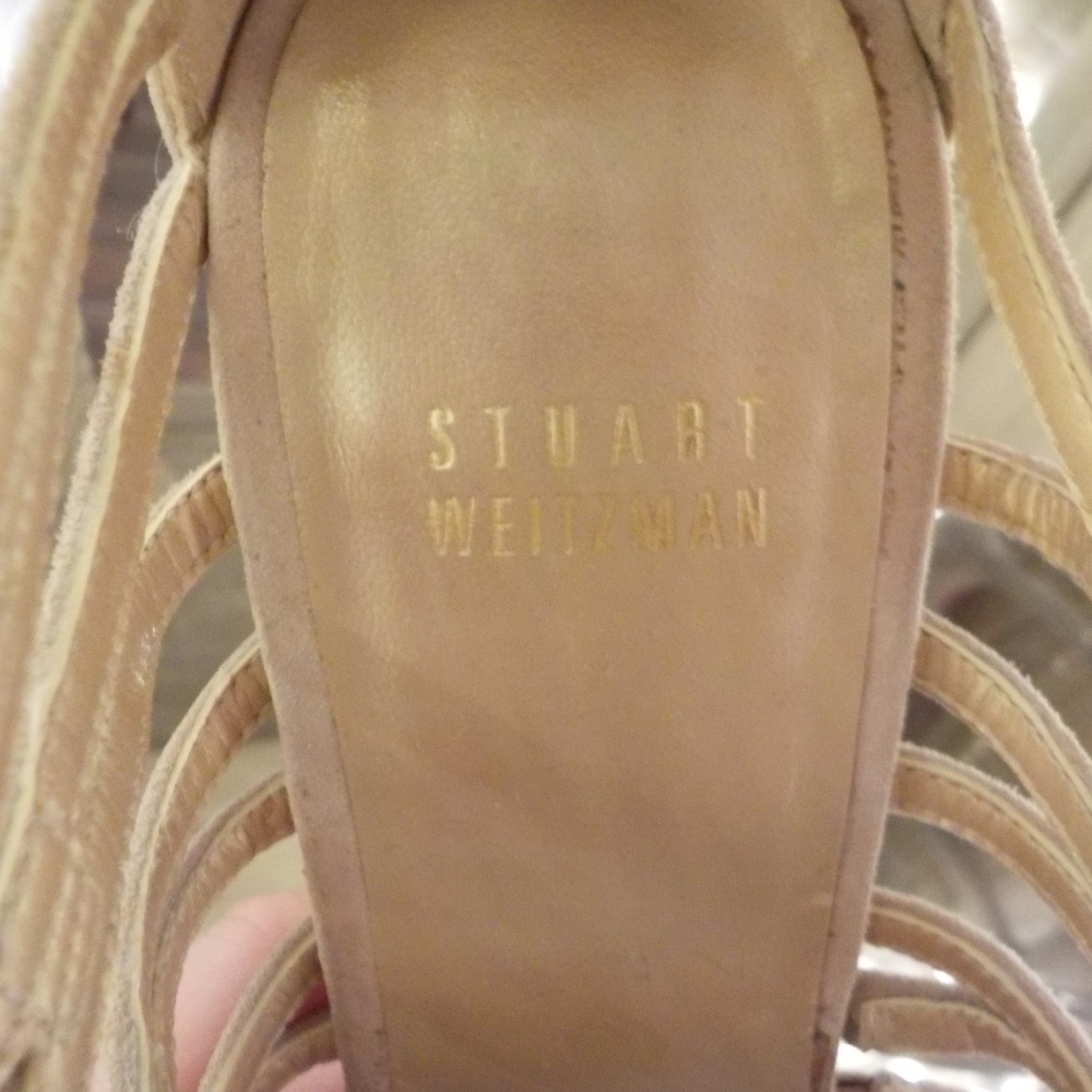 STUART WEITZMAN 👡 Tan Heels - Picture 2 of 5